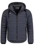 Brave Soul Steppjacke Bobbie Dunkelblau/Hellblau