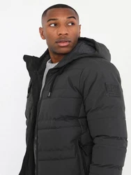Brave Soul Steppjacke Bobbie Dunkelgrau/Grau/Schwarz