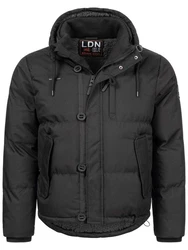 Brave Soul Funktionsjacke Billy Herren Schwarz/Dunkelgrau/Grau