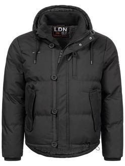 Brave Soul Funktionsjacke Billy Herren Schwarz/Dunkelgrau/Grau