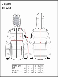 Brave Soul Steppjacke Bobbie Rot/Weiß/Beige