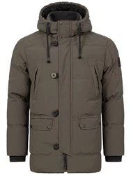 Brave Soul Wintermantel Bilturn für Herren Khaki/Dunkelgrün/Braun/Beige/Grau