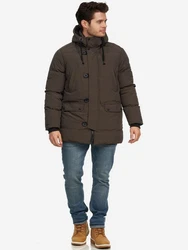 Brave Soul Wintermantel Bilturn für Herren Khaki/Dunkelgrün/Braun/Beige/Grau