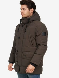 Brave Soul Wintermantel Bilturn für Herren Khaki/Dunkelgrün/Braun/Beige/Grau