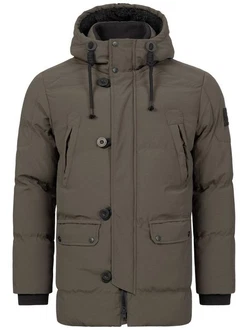 Brave Soul Wintermantel Bilturn für Herren Khaki/Dunkelgrün/Braun/Beige/Grau