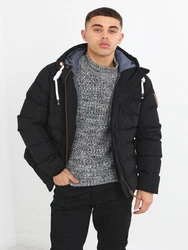 Brave Soul Steppjacke Chandler Schwarz