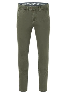 TIMEZONE Chinohose SLIM JANNOTZ Dunkelgrün/Khaki/Grün