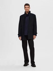 SELECTED HOMME Mantel SLHNew Reuben (1-tlg) Dunkelblau/Hellblau