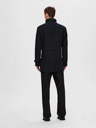 SELECTED HOMME Mantel SLHNew Reuben (1-tlg) Dunkelblau/Hellblau