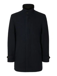 SELECTED HOMME Mantel SLHNew Reuben (1-tlg) Dunkelblau/Hellblau
