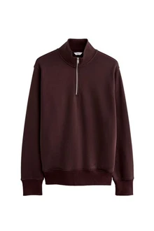 Next Sweatshirt Jersey-Sweatshirt mit Reißverschlusskragen
