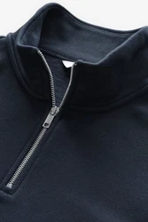 Next Sweatshirt Jersey-Sweatshirt mit Reißverschlusskragen 