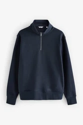 Next Sweatshirt Jersey-Sweatshirt mit Reißverschlusskragen 