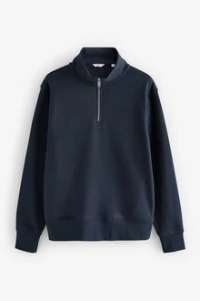 Next Sweatshirt Jersey-Sweatshirt mit Reißverschlusskragen Next Sweatshirt Jersey-Sweatshirt mit Reißverschlusskragen