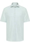 Eterna Langarmhemd Modern Fit Hellgrün/Hellblau/Grün