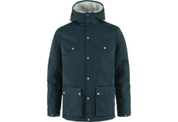 Fjällräven Winterjacke Greenland Dunkelgrün/Hellblau/Dunkelblau