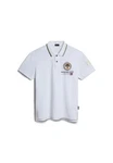 Napapijri Poloshirt GANDY 4 Regular Fit Dunkelblau/Grau/Blau/Weiß