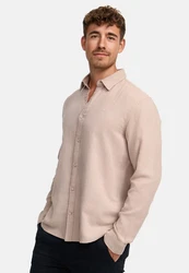 Indicode Langarmhemd INGilman Beige/Khaki/Braun