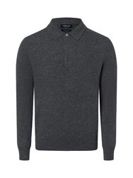 Andrew James Strickpullover Dunkelgrau/Grau/Dunkelblau