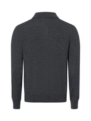 Andrew James Strickpullover Dunkelgrau/Grau/Dunkelblau