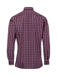 Finshley & Harding Businesshemd Lila/Bordeaux/Dunkelrot/Rosa