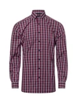 Finshley & Harding Businesshemd Lila/Bordeaux/Dunkelrot/Rosa
