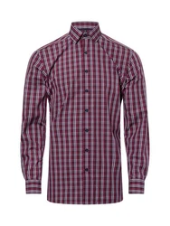 Finshley & Harding Businesshemd Lila/Bordeaux/Dunkelrot/Rosa
