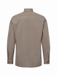 Finshley & Harding Businesshemd Khaki/Grau/Braun/Beige