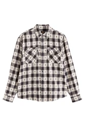 Next Langarmhemd Navajo-Stil Hemd Creme/Beige/Braun/Rosa