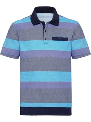 Sieh an! T-Shirt Poloshirt Hellblau/Blau/Dunkelblau
