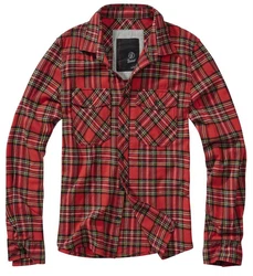 Brandit Outdoorhemd Checkshirt Rot/Dunkelrot