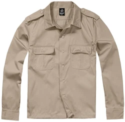 Brandit US Hemd Braun/Khaki/Beige