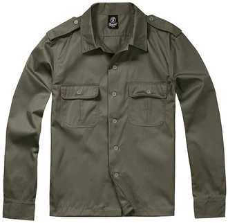 Brandit US Hemd Dunkelgrün/Khaki/Braun/Grün Brandit US Hemd Dunkelgrün/Khaki/Braun/Grün