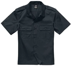Brandit Hemd US Kurzarm Dunkelblau/Blau/Grau/Schwarz/Hellblau
