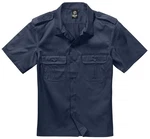 Brandit Hemd US Kurzarm Dunkelblau/Blau/Grau/Hellblau