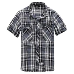 Brandit Kurzarmhemd Roadstar Schwarz/Grau/Hellblau/Dunkelgrau/Blau