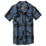 Brandit Kurzarmhemd Roadstar Schwarz/Blau Brandit Kurzarmhemd Roadstar Schwarz/Blau