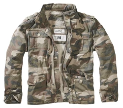 Brandit Winterjacke Britannia Dunkelgrün/Braun