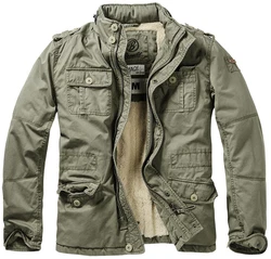Brandit Winterjacke Britannia Dunkelgrün/Khaki