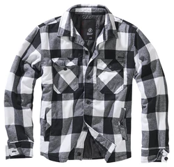 Brandit Lumber Jacket Herren Übergangsjacke Schwarz/Dunkelgrau