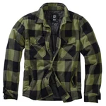 Brandit Lumber Jacket Herren Übergangsjacke Dunkelgrün/Grün
