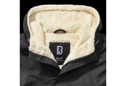 Brandit Winterjacke Windbreaker Sherpa Schwarz/Braun/Dunkelgrau/Grau/Khaki