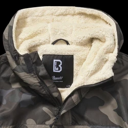 Brandit Winterjacke Windbreaker Sherpa Dunkelgrün