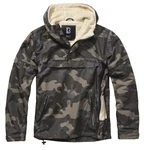 Brandit Winterjacke Windbreaker Sherpa Dunkelgrün