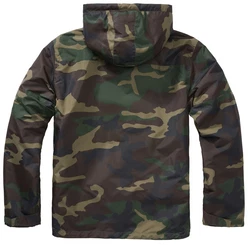 Brandit Winterjacke Windbreaker Sherpa Dunkelgrün