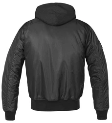 Brandit MA1 Sweat Hooded Jacket Schwarz/Grau/Dunkelgrau