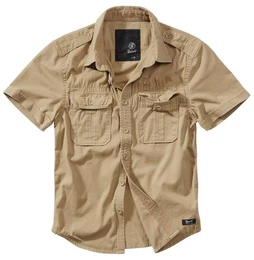 Outdoorhemd Herren Kurzarmhemd Vintage Shortsleeve