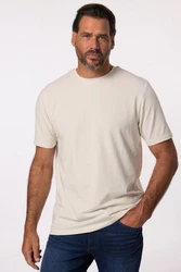 JP1880 T-Shirt JP AWARE Basic-T-Shirt Halbarm FLEXNAMIC Khaki/Weiß/Beige