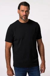 JP1880 T-Shirt JP AWARE Basic-T-Shirt Halbarm FLEXNAMIC Schwarz
