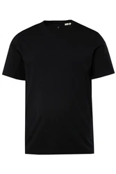 JP1880 T-Shirt JP AWARE Basic-T-Shirt Halbarm FLEXNAMIC Schwarz